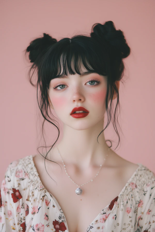 Freckled Beauty Portrait