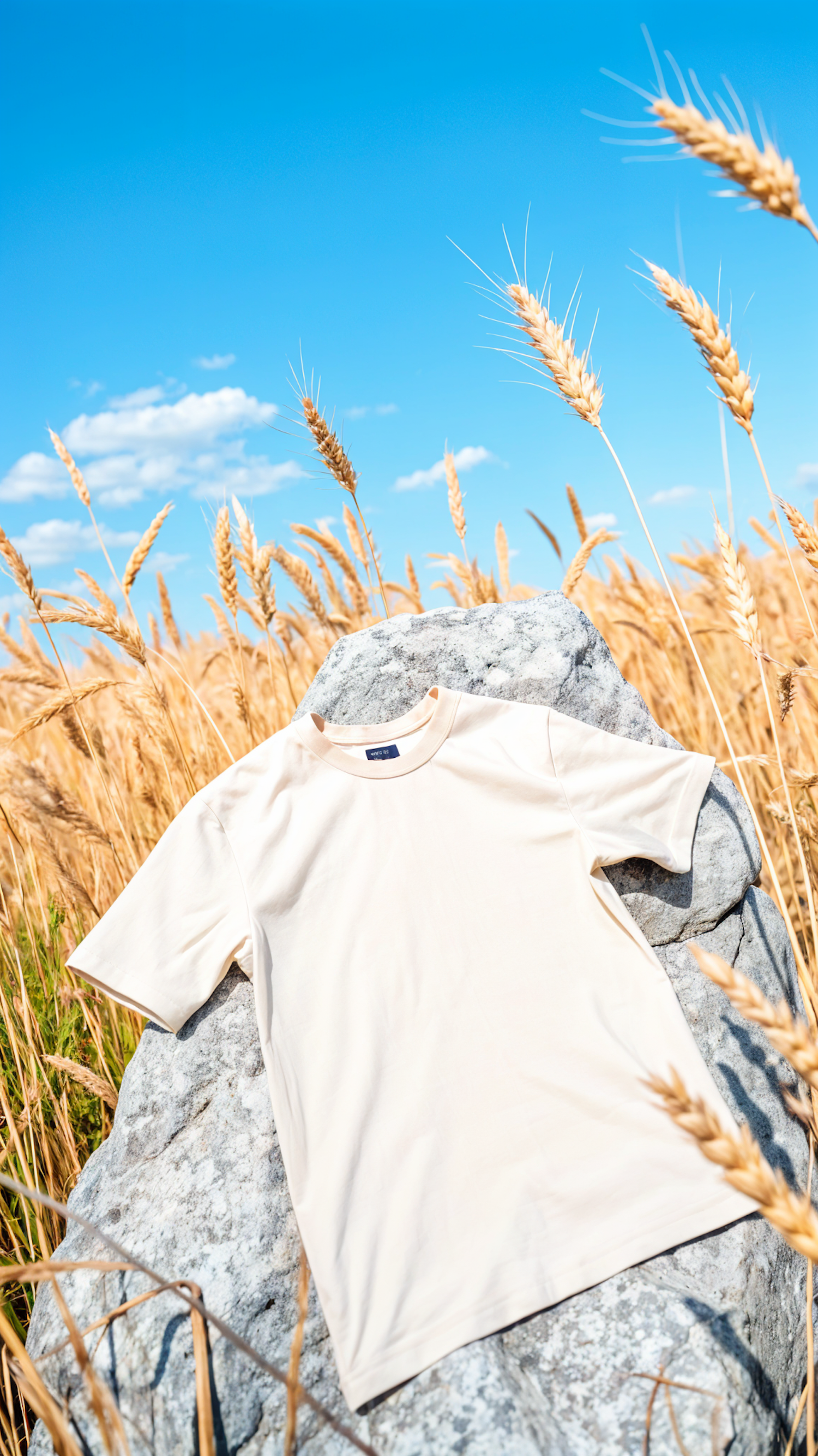 T-shirt in Wheat Field