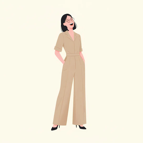 Confident Woman Illustration