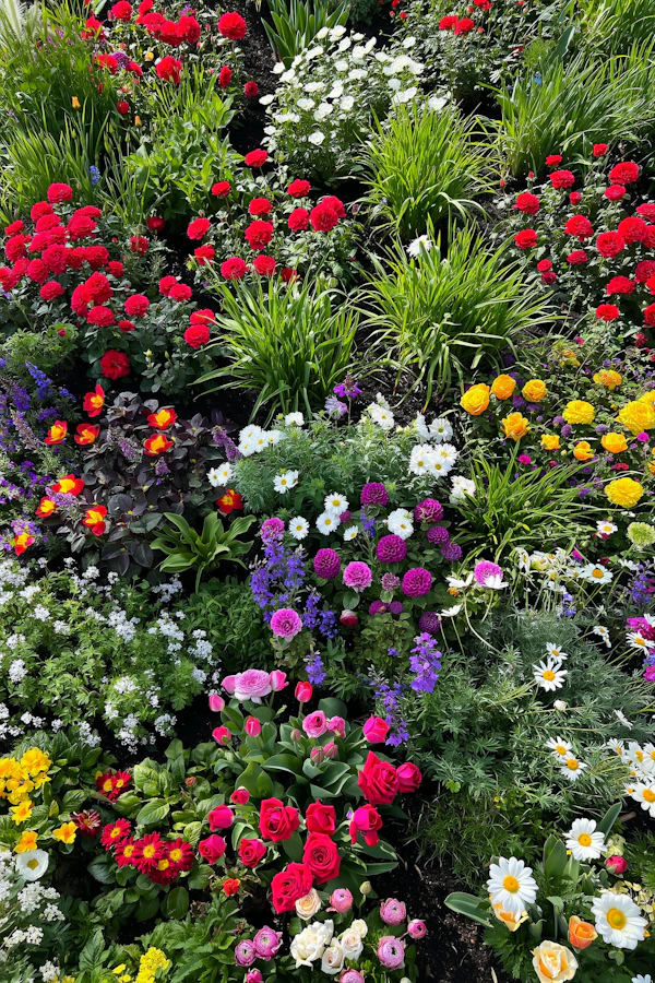 Vibrant Flower Garden