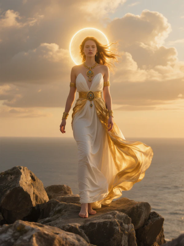 Ethereal Sunset Gaze