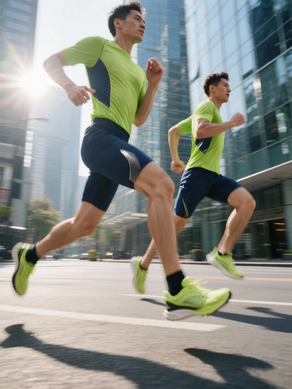 Urban Runners in Motion