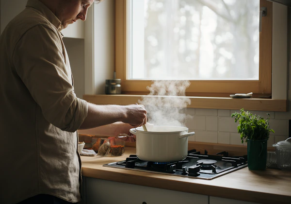 Cozy Kitchen Cooking