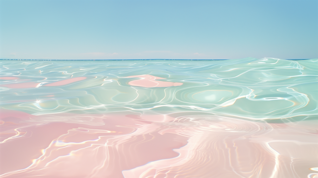 Surreal Ocean Landscape