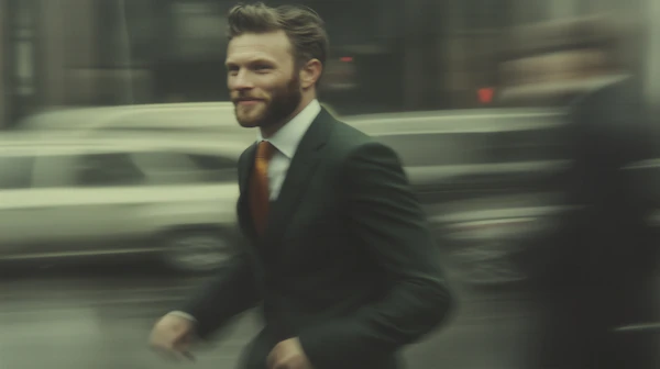 Man in Green Suit