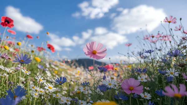 Vibrant Flower Meadow