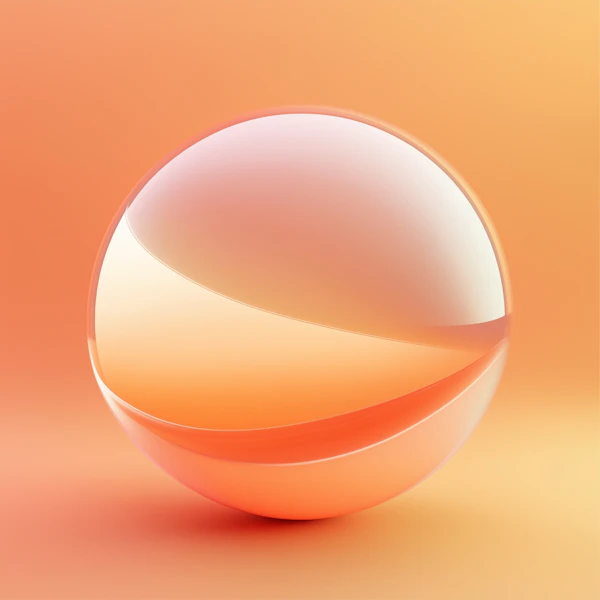Futuristic Glass Sphere