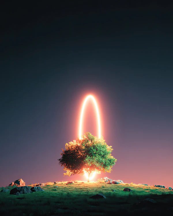 Ethereal Tree Glow