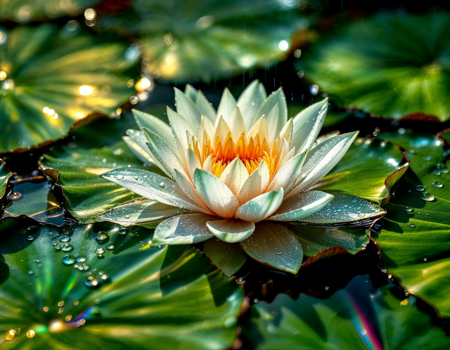 Serene Water Lily