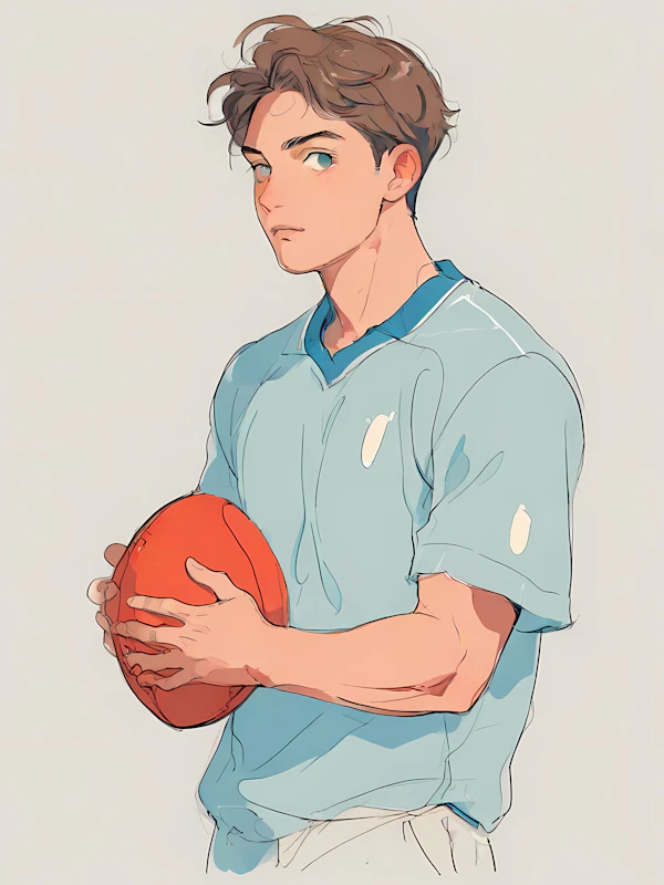 Rugby Player Portrait