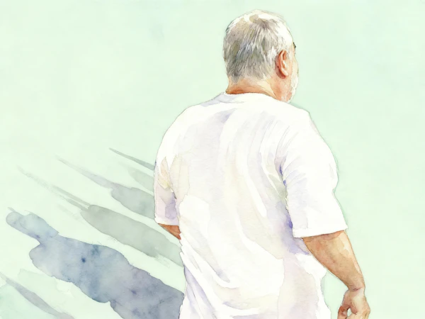 Serene Watercolor Portrait