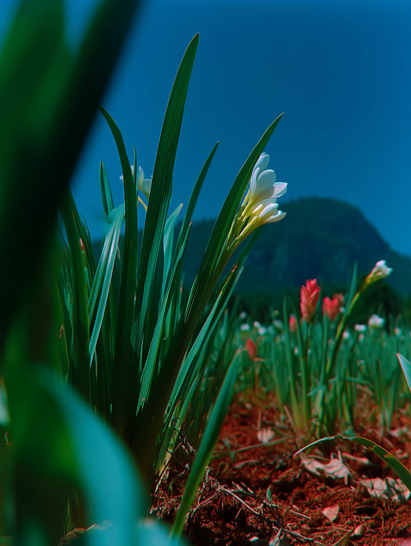 Field of White Blossoms
