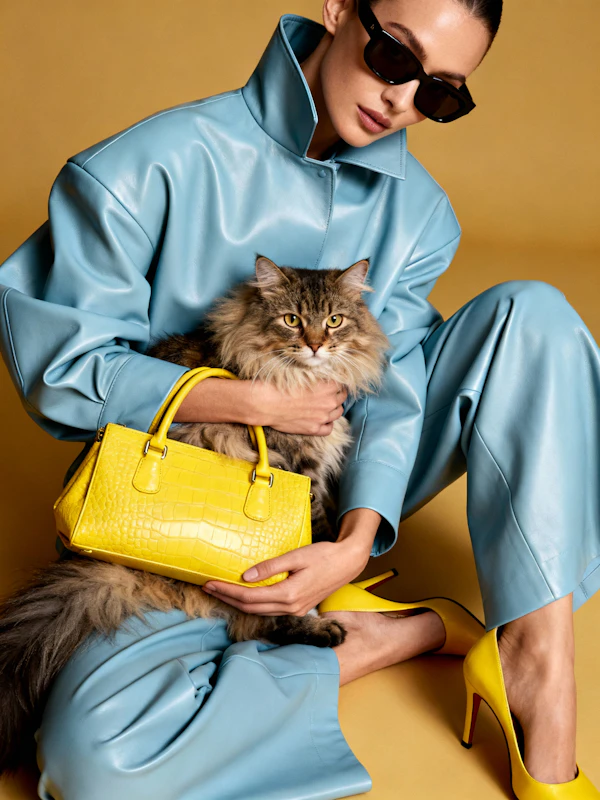 Chic Style with Cat