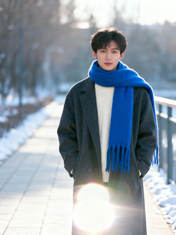 Winter Walkway Portrait