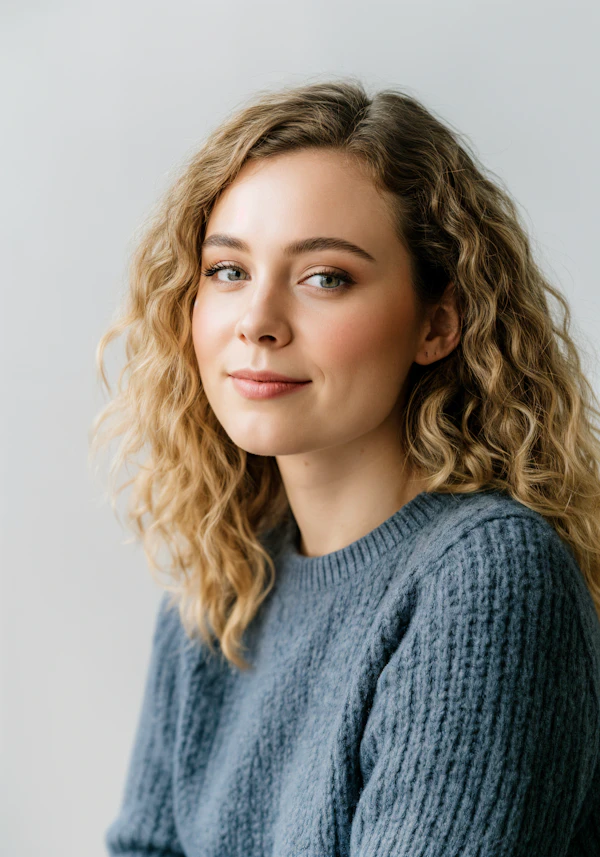 Blonde Woman Portrait