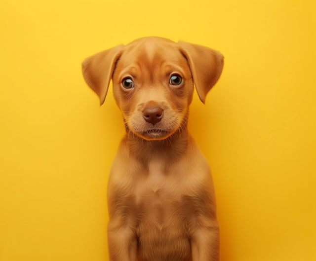 Adorable Puppy with Soulful Eyes