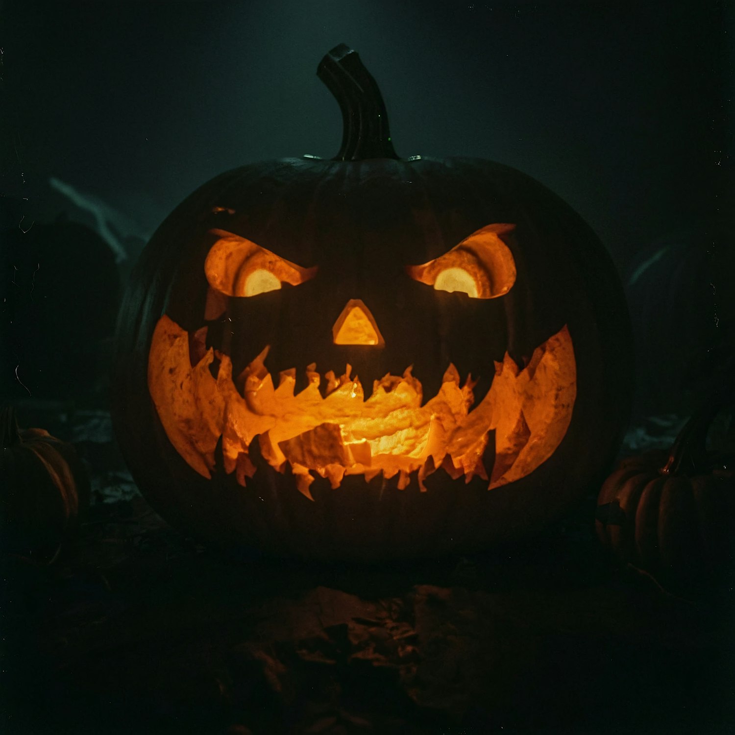 Eerie Jack-o'-Lantern