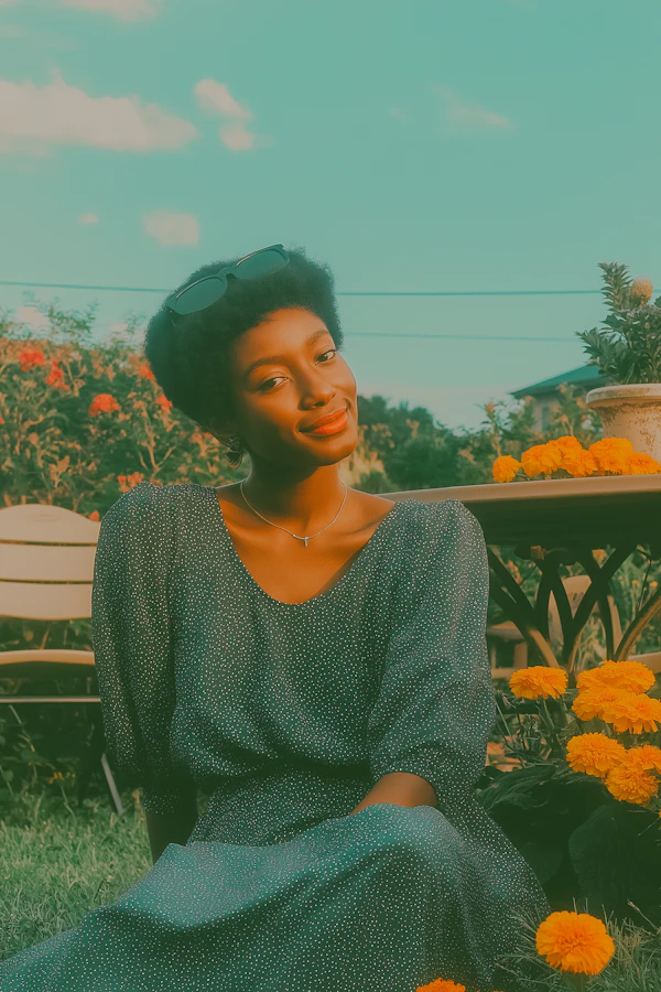 Garden Portrait Scene