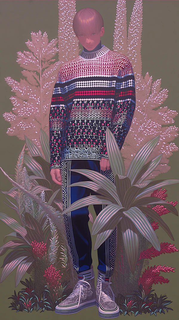 Surreal Garden Portrait