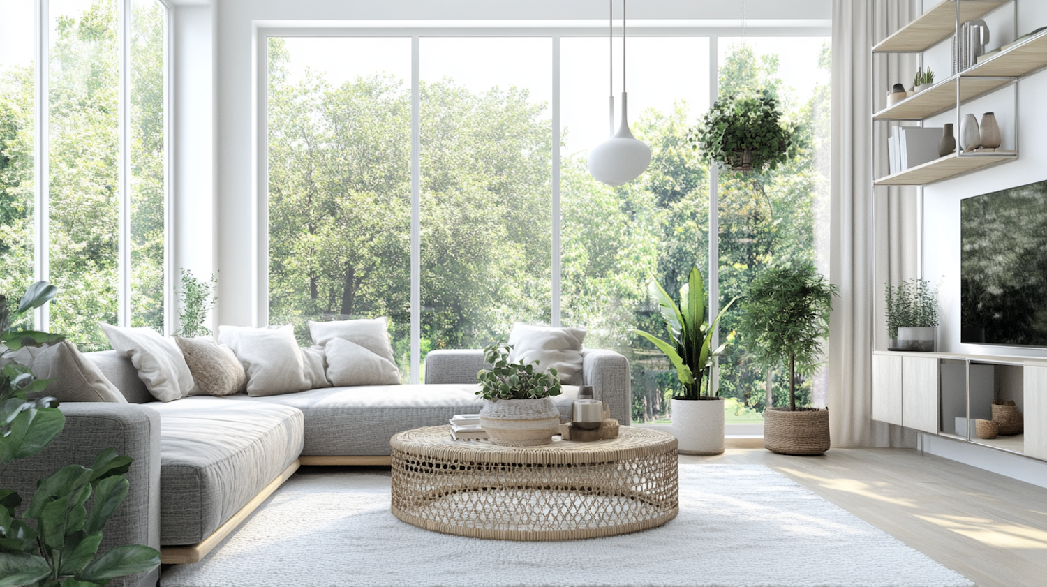 Modern Living Room with Natural Light