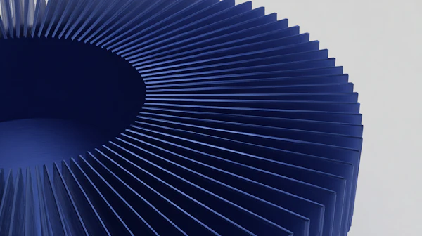 Radial Blue Design