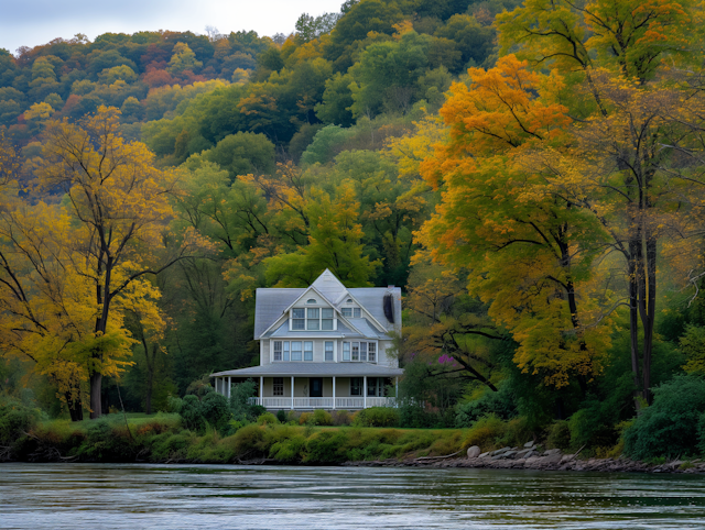 Autumn Tranquility A-Frame