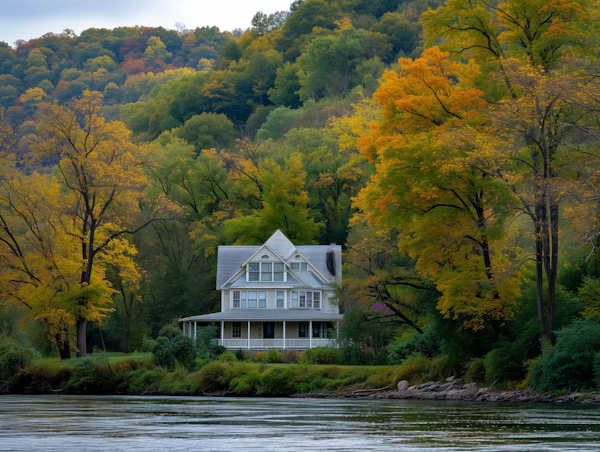 Autumn Tranquility A-Frame
