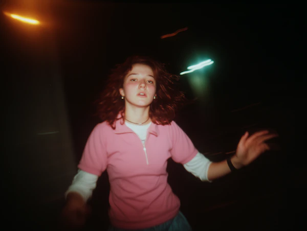 Moody Woman in Motion