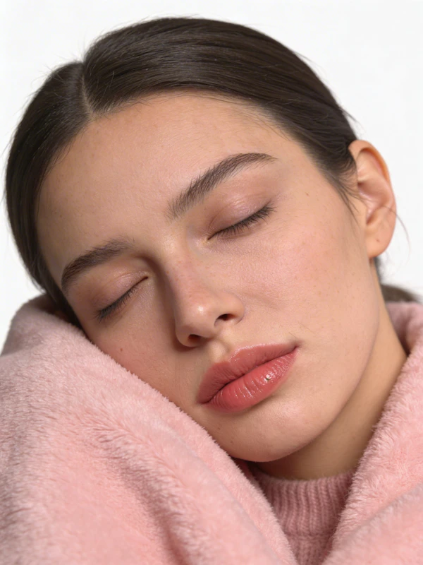 Serene Portrait Close-Up