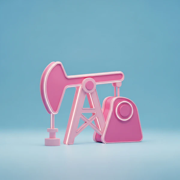 Pink Oil Pumpjack