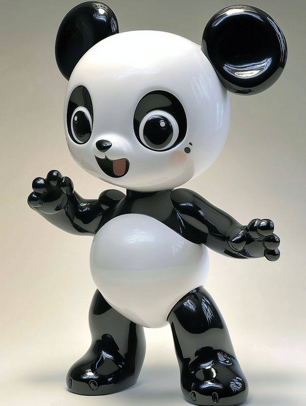 Stylized Cartoon Panda