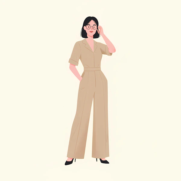 Stylized Woman Portrait