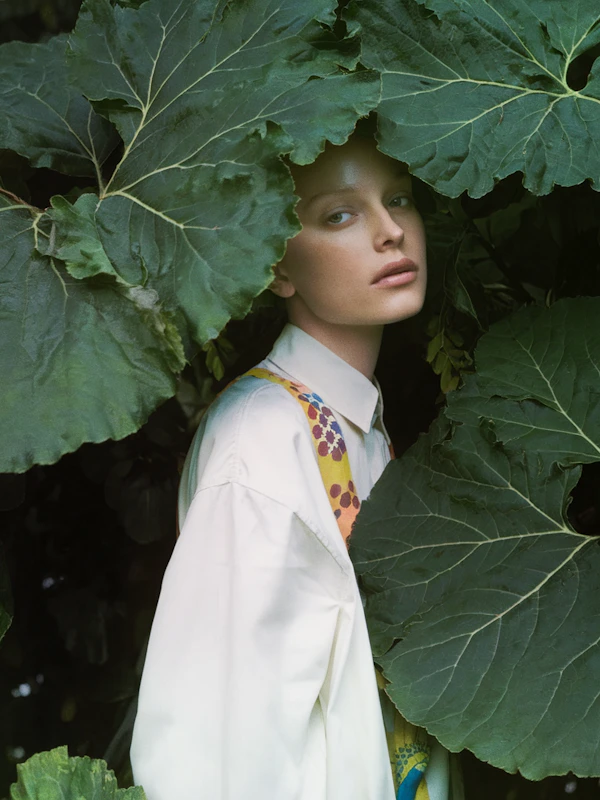 Woman Amidst Greenery