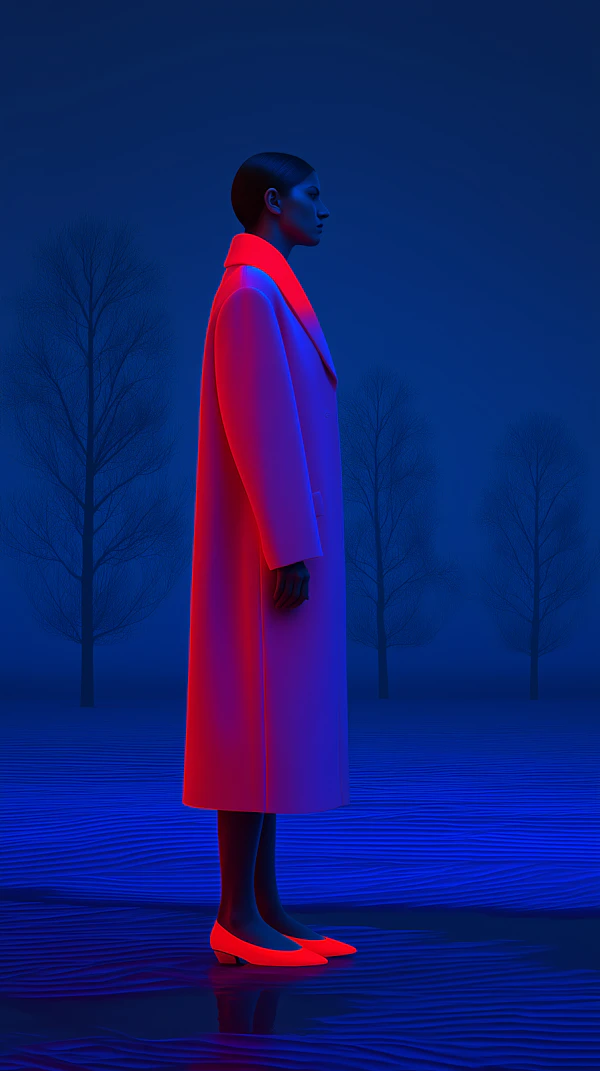 Surreal Profile Scene