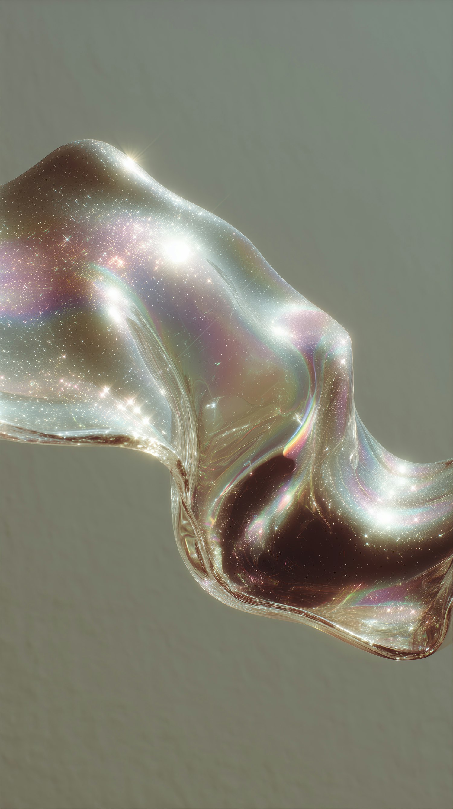 Iridescent Abstract Art