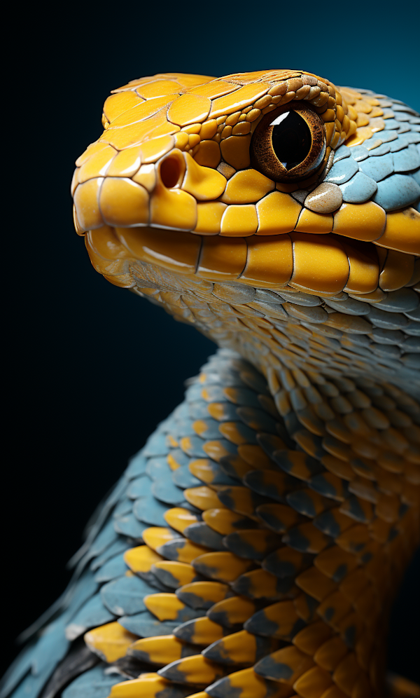 Vibrant Scales Serpent