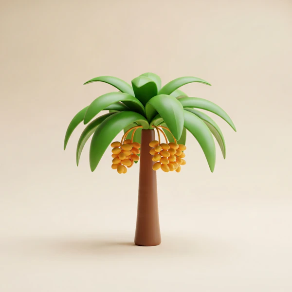 Stylized Palm Tree