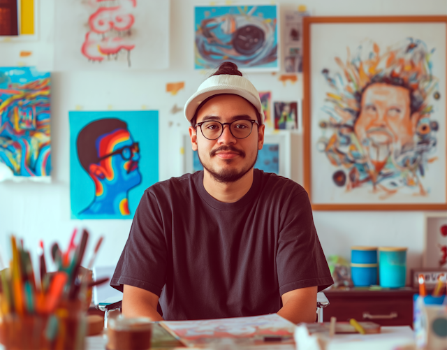 Artist Studio Portrait