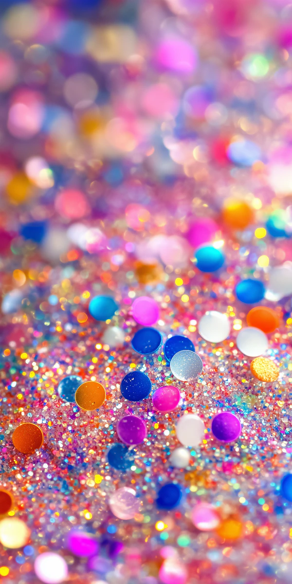 Glitter Confetti Close-Up