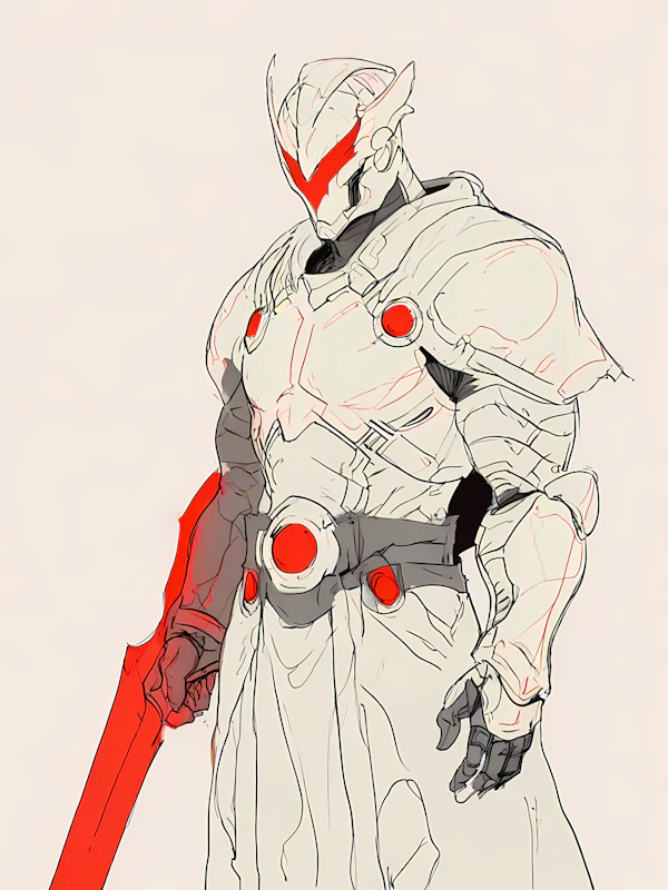 Futuristic Armored Warrior