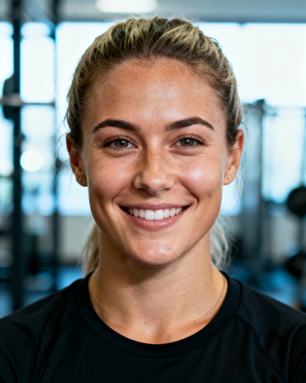 Smiling Gym Enthusiast