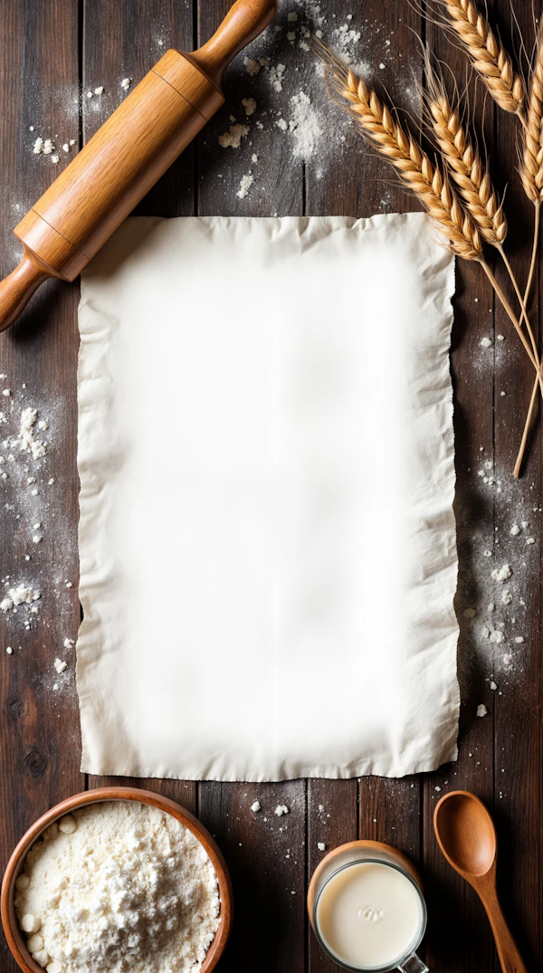 Rustic Baking Scene