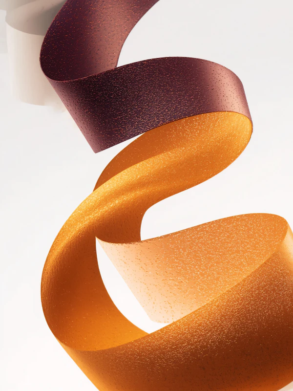 Gradient Ribbon Art