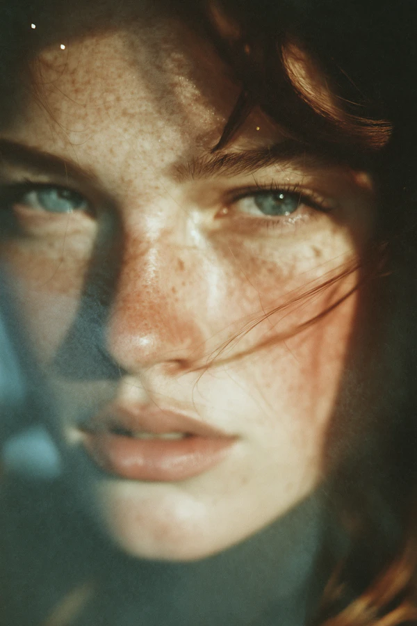 Freckled Portrait