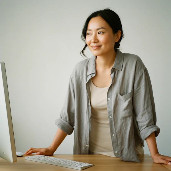 Professional Woman at Desk