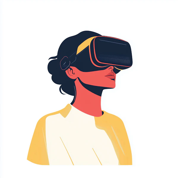 VR Headset Illustration