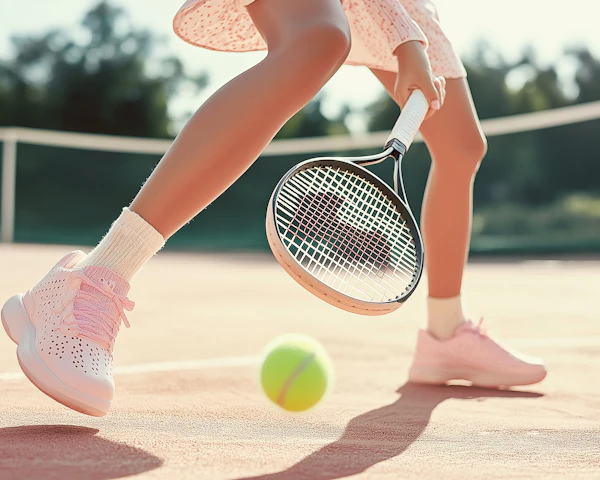 Tennis Action Close-Up