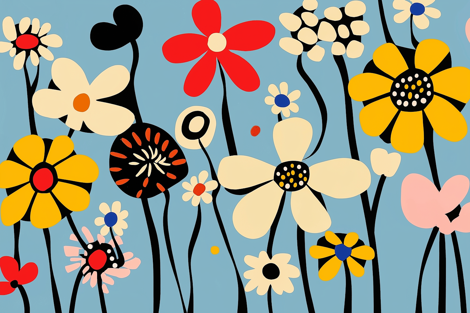 Stylized Floral Illustration