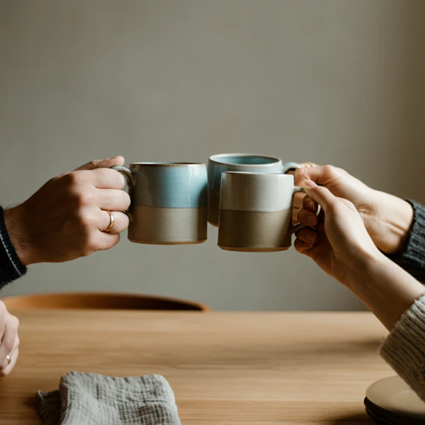 Camaraderie with Ceramic Mugs