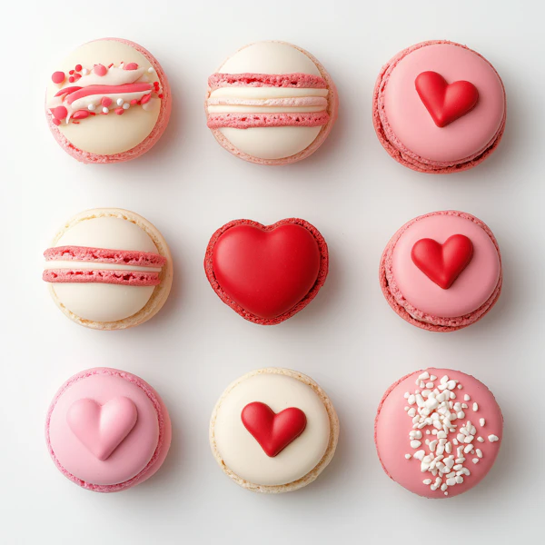 Romantic Macaron Grid